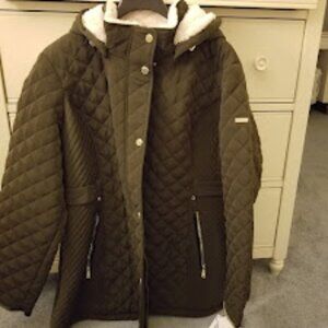 Green Coat from Laundry by Shelli Segal